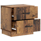 Armadio da Notte con cassetto Legno antico 43 x 34,5 x 44,5 cm