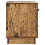 Armadio da Notte con cassetto Legno antico 43 x 34,5 x 44,5 cm