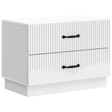 Armadio da Notte con cassetto Bianco 62 x 34,5 x 44,5 cm