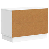 Armadio da Notte con cassetto Bianco 62 x 34,5 x 44,5 cm