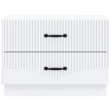 Armadio da Notte con cassetto Bianco 62 x 34,5 x 44,5 cm
