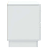 Armadio da Notte con cassetto Bianco 62 x 34,5 x 44,5 cm