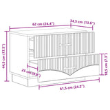 Armadio da Notte Rovere Artigianale 62 x 34,5 x 44,5 cm