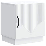 Comodino Bianco 43 x 34,5 x 47 cm Legno ingegnerizzato