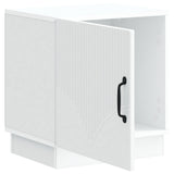 Comodino Bianco 43 x 34,5 x 47 cm Legno ingegnerizzato