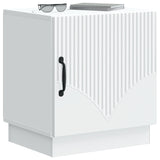 Comodino Bianco 43 x 34,5 x 47 cm Legno ingegnerizzato