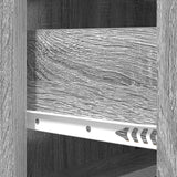 Mobile con Cassetti Grigio Sonoma 66 x 34,5 x 87 cm