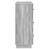 Mobile con Cassetti Grigio Sonoma 66 x 34,5 x 87 cm