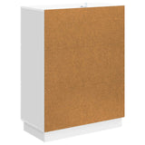 Credenza Bianco Lucido 66 x 34,5 x 87 cm Legno ingegnerizzato