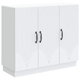 Credenza Bianco 89 x 34,5 x 77 cm Legno ingegnerizzato