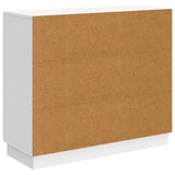Credenza Bianco 89 x 34,5 x 77 cm Legno ingegnerizzato