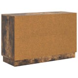 Credenza Rovere Fumo 89 x 34,5 x 57 cm Legno ingegnerizzato