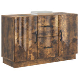 Credenza Rovere Fumo 89 x 34,5 x 57 cm Legno ingegnerizzato