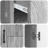 Credenza Grigio Sonoma 89 x 34,5 x 57 cm Legno ingegnerizzato