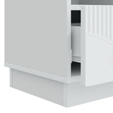 Mobile TV Bianco 102 x 34,5 x 47 cm Legno ingegnerizzato