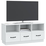Mobile TV Bianco 102 x 34,5 x 47 cm Legno ingegnerizzato