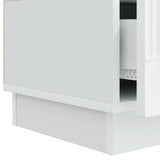 Mobile TV Bianco 147 x 34,5 x 27 cm Legno ingegnerizzato
