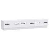 Mobile TV Bianco 147 x 34,5 x 27 cm Legno ingegnerizzato