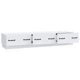 Mobile TV Bianco 147 x 34,5 x 27 cm Legno ingegnerizzato