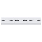 Mobile TV Bianco 147 x 34,5 x 27 cm Legno ingegnerizzato