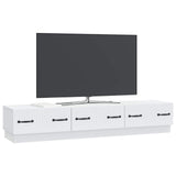 Mobile TV Bianco 147 x 34,5 x 27 cm Legno ingegnerizzato