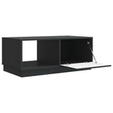 Tavolino da salotto Nero 90 x 50 x 37 cm Legno ingegnerizzato