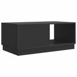 Tavolino da salotto Nero 90 x 50 x 37 cm Legno ingegnerizzato