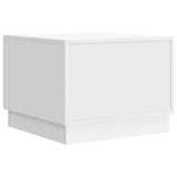 Tavolino da salotto Bianco 49 x 50 x 37 cm Legno ingegnerizzato
