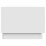 Tavolino da salotto Bianco 49 x 50 x 37 cm Legno ingegnerizzato