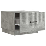 Tavolino da salotto con cassetto Grigio Cemento 49 x 50 x 37 cm