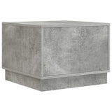 Tavolino da salotto con cassetto Grigio Cemento 49 x 50 x 37 cm