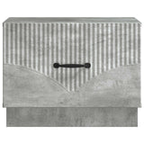 Tavolino da salotto con cassetto Grigio Cemento 49 x 50 x 37 cm