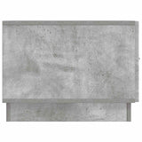 Tavolino da salotto con cassetto Grigio Cemento 49 x 50 x 37 cm