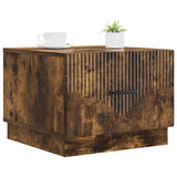 Tavolino da salotto con cassetto Rovere Fumo 49 x 50 x 37 cm