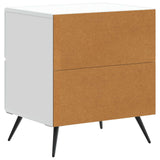 Armadio da Notte con cassetto Bianco 43 x 34,5 x 47,5 cm