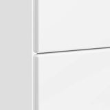 Armadio da Notte con cassetto Bianco Lucido 62 x 34,5 x 47,5 cm