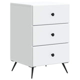 Armadio da Notte Bianco 43 x 41 x 66,5 cm Legno ingegnerizzato