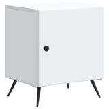 Armadio da Notte Bianco 43 x 34,5 x 50 cm Legno ingegnerizzato