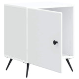 Armadio da Notte Bianco 43 x 34,5 x 50 cm Legno ingegnerizzato