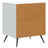 Armadio da Notte Bianco 43 x 34,5 x 50 cm Legno ingegnerizzato