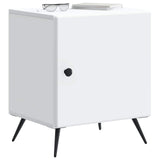Armadio da Notte Bianco 43 x 34,5 x 50 cm Legno ingegnerizzato