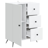 Credenza Bianco 66 x 34,5 x 90 cm Legno ingegnerizzato