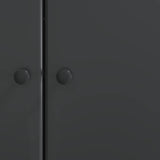 Credenza Nero 89 x 34,5 x 80 cm Legno ingegnerizzato