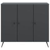 Credenza Nero 89 x 34,5 x 80 cm Legno ingegnerizzato