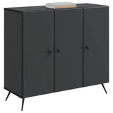 Credenza Nero 89 x 34,5 x 80 cm Legno ingegnerizzato