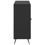 Credenza Nero 89 x 34,5 x 80 cm Legno ingegnerizzato