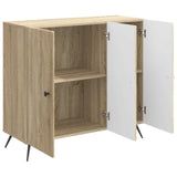 Credenza Rovere Sonoma 89 x 34,5 x 80 cm Legno ingegnerizzato