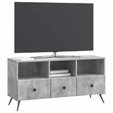 Mobile TV con cassetto Grigio Cemento 102 x 34,5 x 50 cm