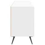 Mobile TV Bianco Lucido 150 x 31 x 50 cm Legno ingegnerizzato