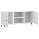 Mobile TV Bianco Lucido 102 x 34,5 x 50 cm Legno ingegnerizzato